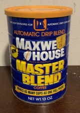 Maxwell House Coffee 13 oz Can Tin Full Master Blend NEW NEVER OPENED