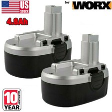 2PACK 4.8Ah For Worx WA3127 18V Battery WA3152 WG150 WG152 WG153 WG250 Cordless