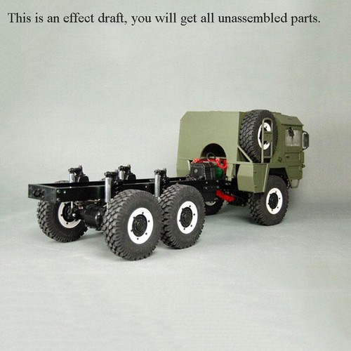 CROSS MC6B Off RC Remote Control 1/12 Road Military Truck Model 3Axles KIT Motor - Picture 4 of 12