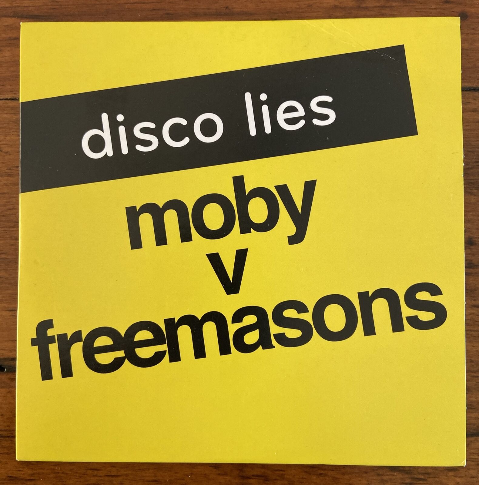 MOBY v Freemasons Disco Lies Remixes MEGA RARE UK Limited Edition Promo CD HTF
