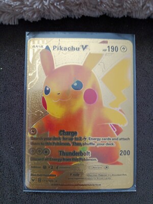 vivid voltage gold pokemon cards Pokemon Vivid Voltage Ampharos V #49