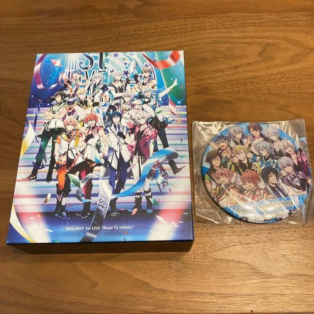 Idolish7 1st Live Road to Infinity Blu-ray Box Limited Edition w/Tin badge Japan