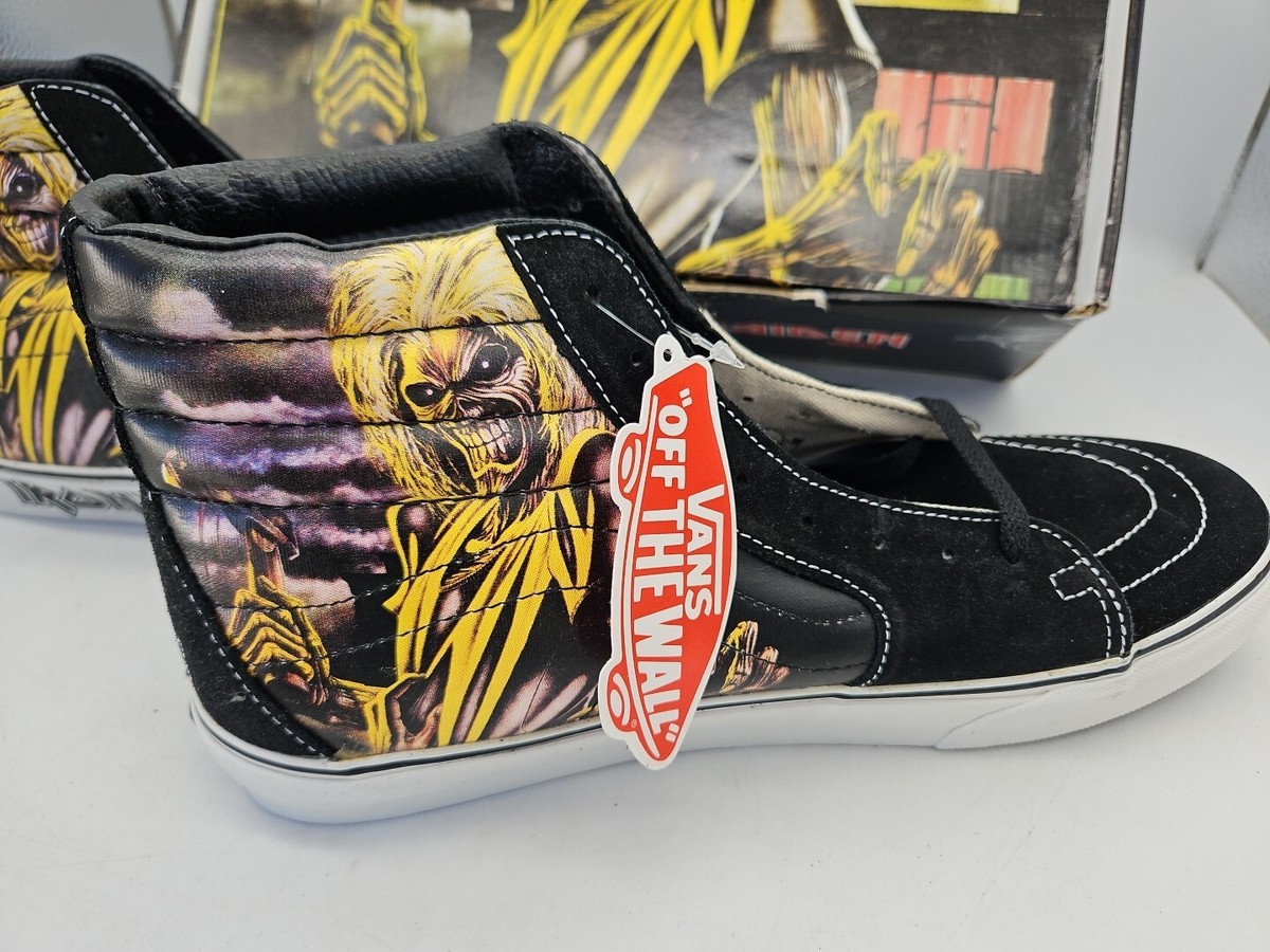 IRON MAIDEN × VANS SK8-HI Vans Iron Maiden The Number of The Beast Sk8 Hi – Red Zone