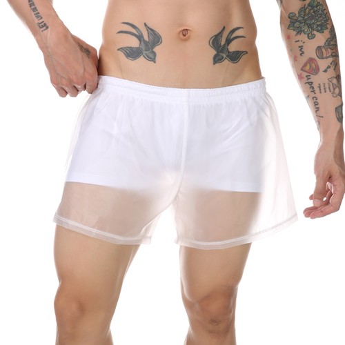 Hombres Bañador Pantalones Cortos de Tabla Traje de Baño Transparente Surf Impermeable Ropa de Playa - Imagen 5 de 26