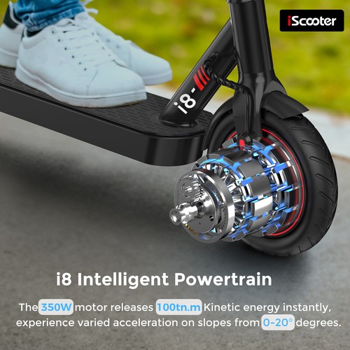 Foldable Adults Electric Scooter 500W Long Range High Speed 22Mph Urban Commuter - Picture 6 of 24