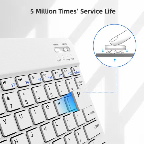 Hintergrundbeleuchtete Bluetooth Tastatur für iPad Pro 11 12.9 9./8. 10.2 10.9 9,7" Luft - Bild 11 von 21
