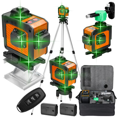 16-Linien-Laser Level 3° Selbstnivellierend Laserwerkzeug Wasserwaage mit Stativ