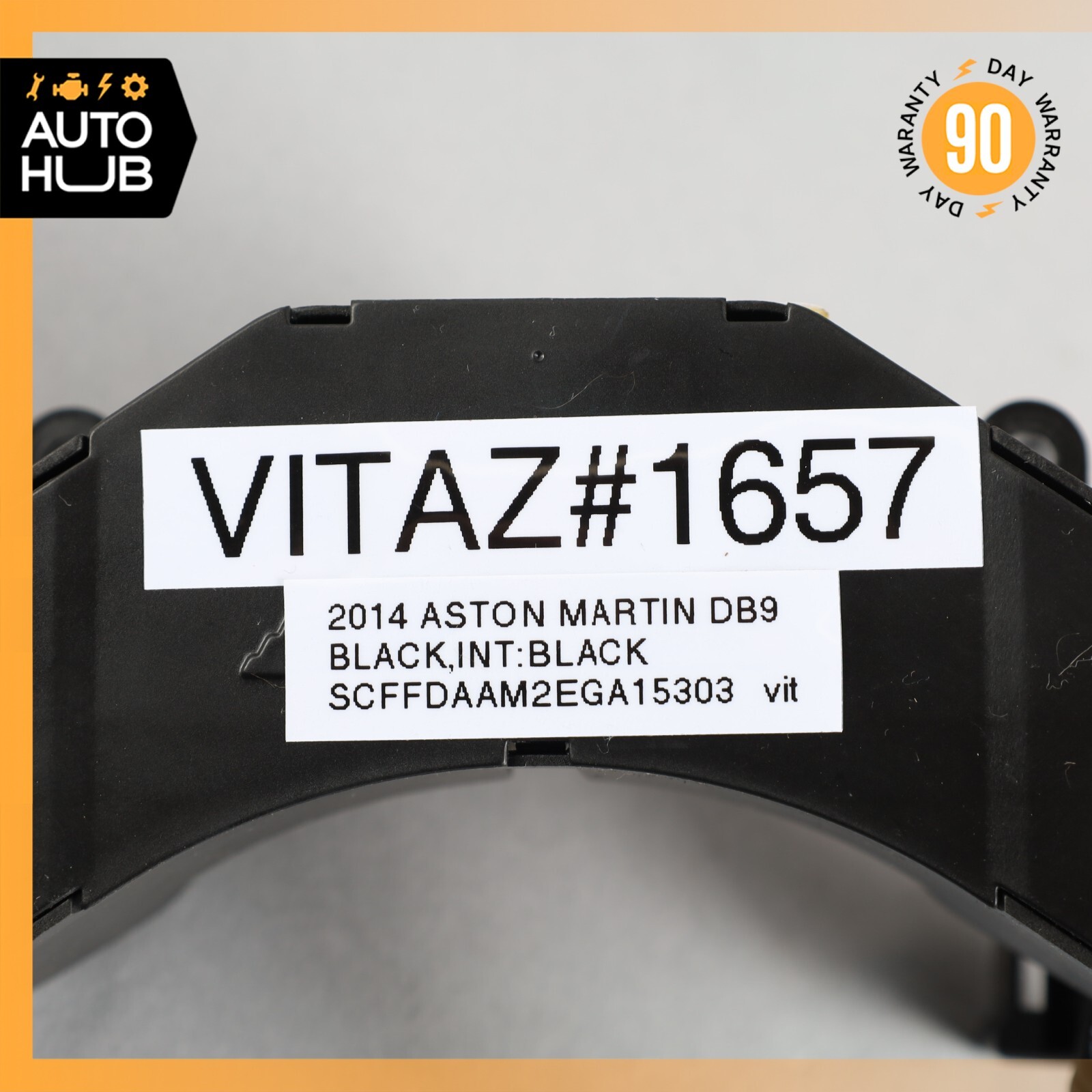 10-19 Aston Martin DB9 Rapide Steering Wheel Paddle Shifters Set OEM 35k