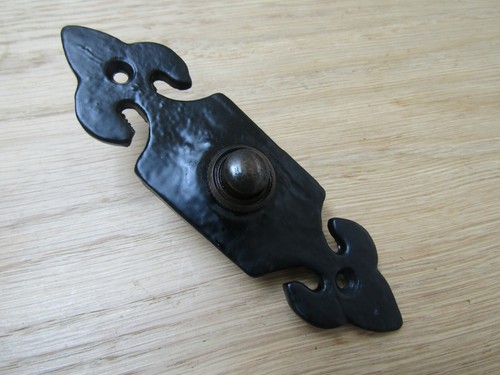 DOOR BELL PUSH vintage Victorian Antique Hard wired Front Back Door Chime Press - Picture 20 of 26