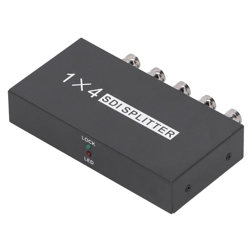 F214 SDI Splitter 1x4 1 In 4 Out Supports SD/HD/3GSDI Repeater Exten EOM - Photo 9/24