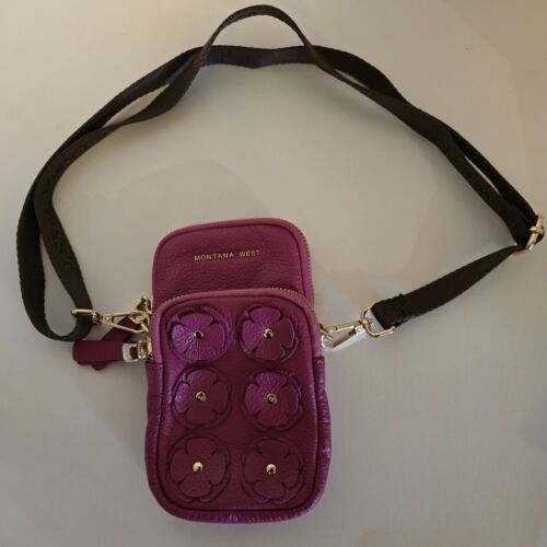 Montana West Bag, Clutch, Wallet Crossbody, Small 8x4 Pink - Picture 2 of 6