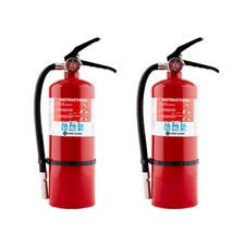 2-Pack First Alert Fire Extinguisher, 5 lb., Home, Rechargeable, 2-A:10-B:C, NEW