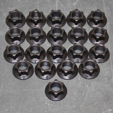 (20) Tuercas de bloqueo de brida Earnest CamRail 788-74110-000, 3/4"-10, grado 8, leva koat