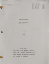 Classic Script The Bionic Woman The Ghosthunter Richard Anderson Notes copy