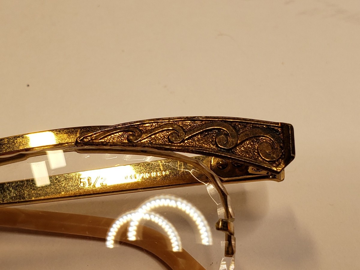 20's B&L 14K gold PAD Bausch & Lomb Solid Gold