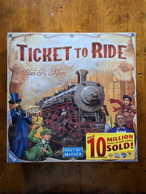 Ticket To Ride by Alan R. Moon Train Adventure Board Game New Sealed
