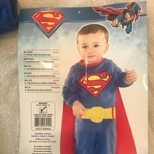 Superman infant size 1-2 Halloween costume