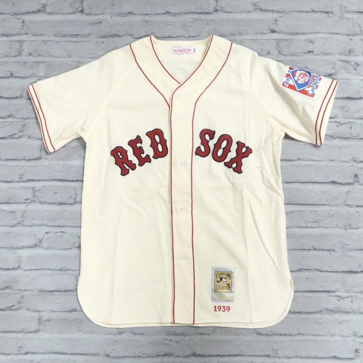 Vintage Boston Red Sox Wool Baseball Jersey by Mitchell