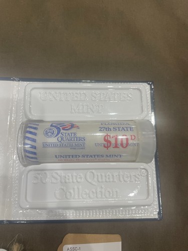 2004-D FLORIDA BU STATE QUARTER ROLL IN PRESENTATION BOX US MINT!! - Picture 3 of 4
