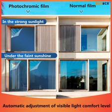 VLT70%-25% Photochromic Film Smart Color Change Window Film Nano Ceramic Tint