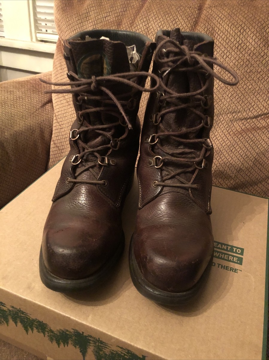 Vtg Mens Red Wing Irish Setter Work Sport Boot Leather Insulated