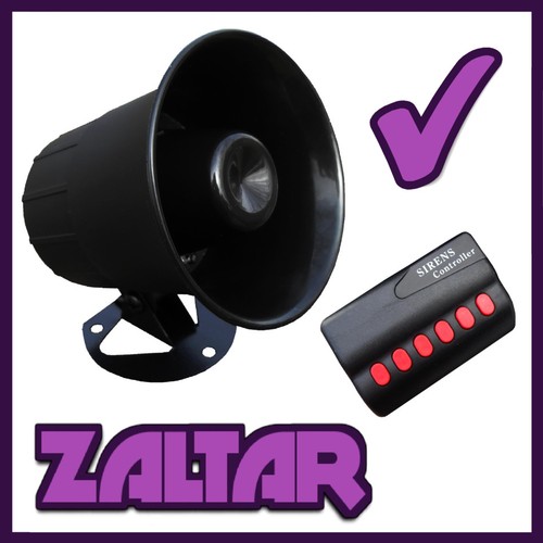 12v Car Van Boat Siren Horn Multi 6 Six Tone 12 Volt