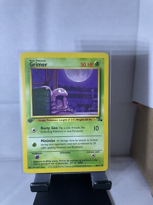 Grimer (48/62) 1st Edition Fossil Pokemon Card 1999 - Ready for Grading |  eBay