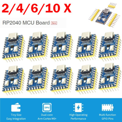 2-10X For Raspberry Pi RP2040-Zero Microcontroller PICO Develop Board Dual