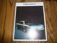 1964 Chrysler New Yorker Town Sedan  Chrysler 300 Newport Sales Brochure