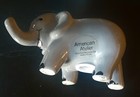 Elephant Salt and Pepper Shakers American Atelier Collectible Ceramic 2" Gray — photo 5