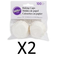 Wilton Mini Muffin Baking Cups Cupcake Liner 100 Count 1-1/4 Diameter (2-pack) on sale Wilton Mini Muffin Baking Cups Cupcake Liner 100 Count 1-1/4 Diameter (2-pack) on sale