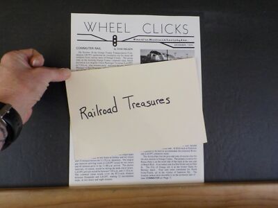 Wheel Clicks 1990 Dezember Pacific Railroad Society Commuter Rail