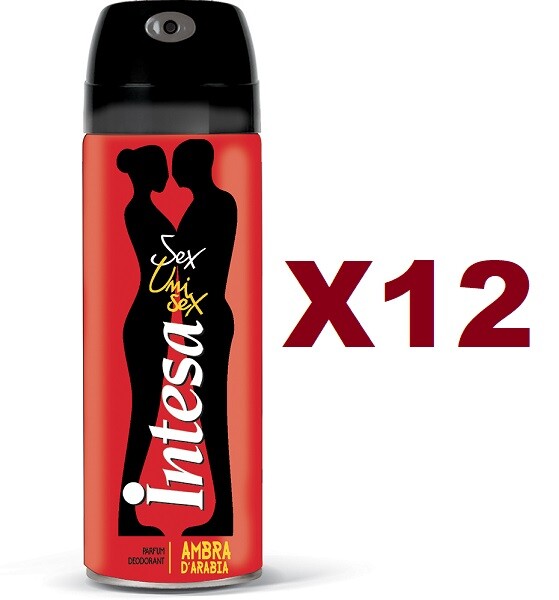 12 INTESA DEO UNISEX AMBRA DEODORANTE SPRAY CORPO PROFUMATO 125ml