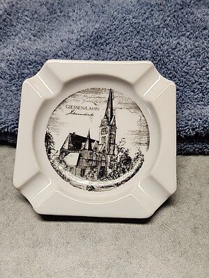 Royal Porzellan Bavaria KPM Germany Handarbeit Ashtray - Johanneskirche