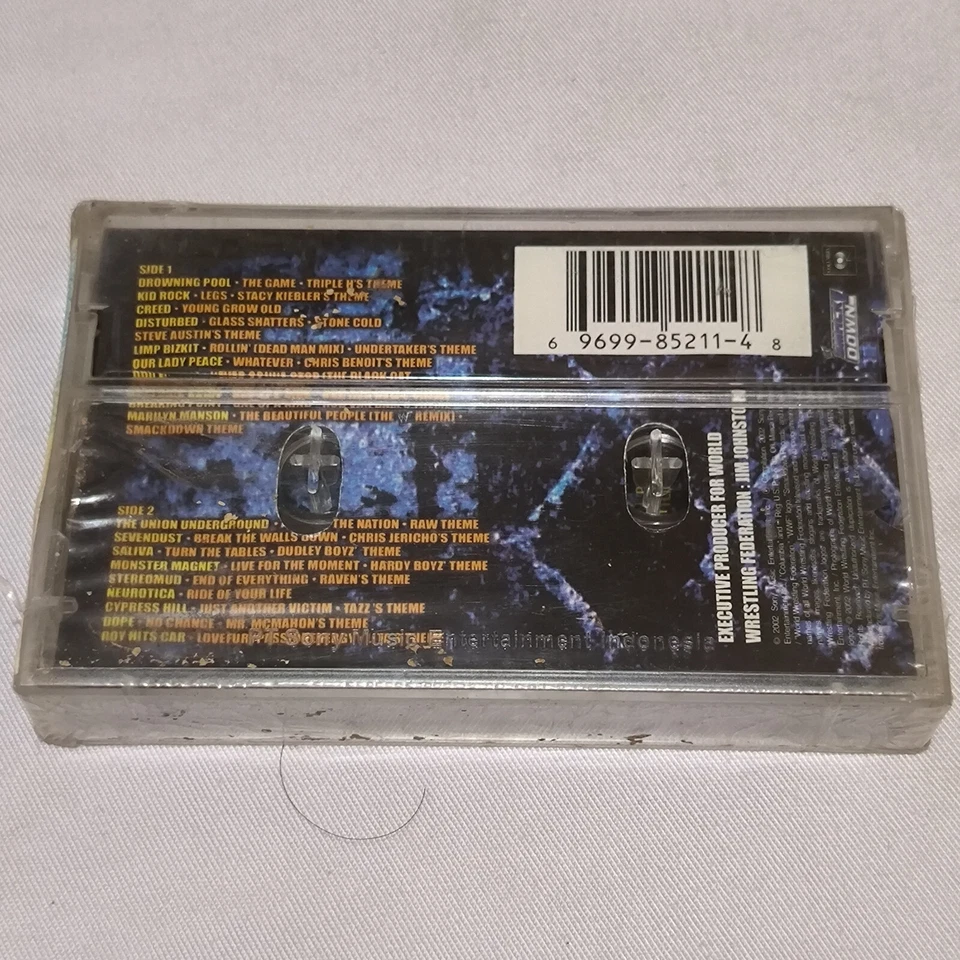 WWF Forceable Entry feat dope limp bizkit kid rock disturbed indonesia tape new - Image 2 of 3