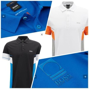Hugo-Boss-Men-039-s-Golf-Polo-Short-Sleeve-Paule-Polo-Lycra-High-Count-T-shirts