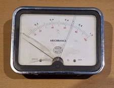 Hilger And Watts Vintage Absorbance meter broken glass, spares, or repair 