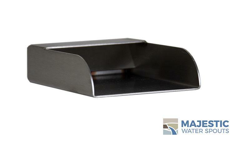 Mosegi 4" Pequeña Fuente de Agua Rectangular o Caño Piscina/Spa en Acero Inoxidable