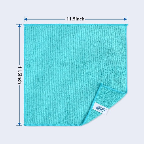 HOMEXCEL Microfiber Cleaning Cloth,12 Pack Cleaning Rag,Cleaning Towels with ... - Picture 2 of 7