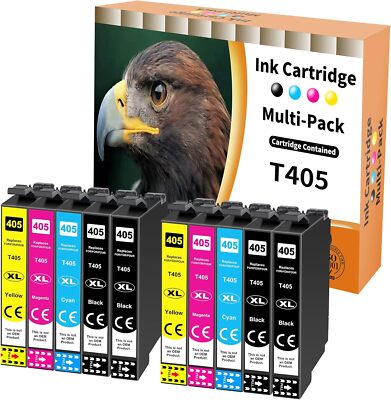 405 XL Patronen Kompatibel für Epson WorkForce Pro WF-3825 3820 4820 4830 7830