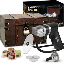 Cocktail Smoker Kit - Smoking Gun Birner PRO - Smoke Box for Drinks, 12 PCS