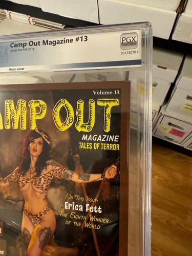 Camp Out Magazine Issue 13! Pin Up Girls! NM Graded 9.6! Erica Fett! WOW! Rare! - Picture 4 of 10