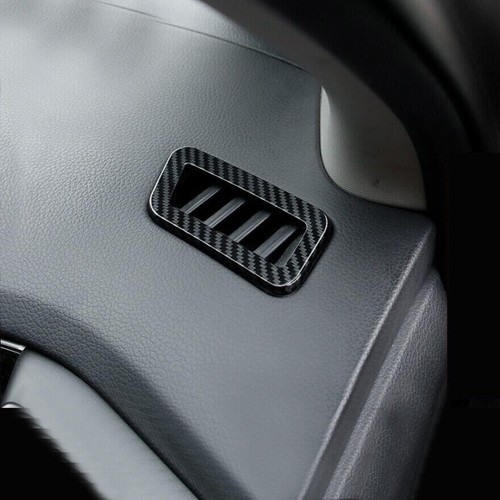 For Nissan Rogue 2014-2020 Car Carbon Fiber Look Dashboard Air Outlet Cover Trim - Foto 7 di 27