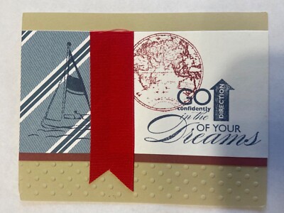 The open sea congrats cheer friend birthday card kit of 10 made w/ Stampin' Up!