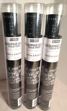 NEW 3 PACK Redesign With Prima Decoupage Paper "Thankful & Blessed" RETIRED