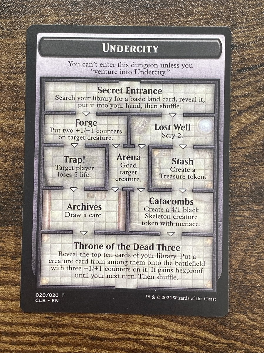 Undercity / The Initiative Token 020 Battle for Baldur's Gate MTG Magic S952* | eBay Undercity / The Initiative Token 020 Battle for Baldur's Gate MTG Magic S952* | eBay