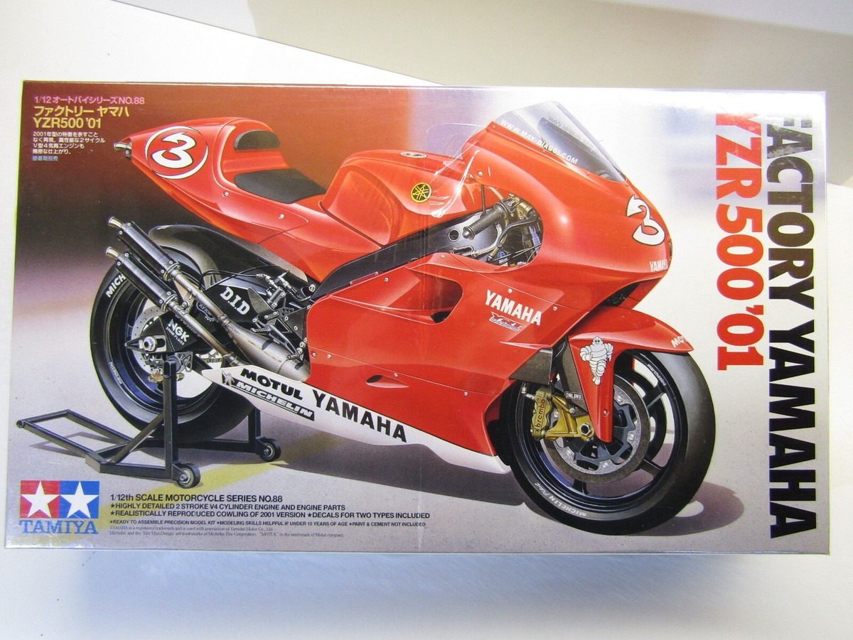 1円〜 タミヤ 1/12 ファクトリー ヤマハ YZR500 '01