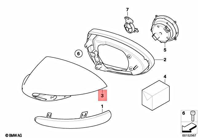 Genuine BMW M6 E60 E61 E63 E64 M5 Convertible Housing Primed Right 