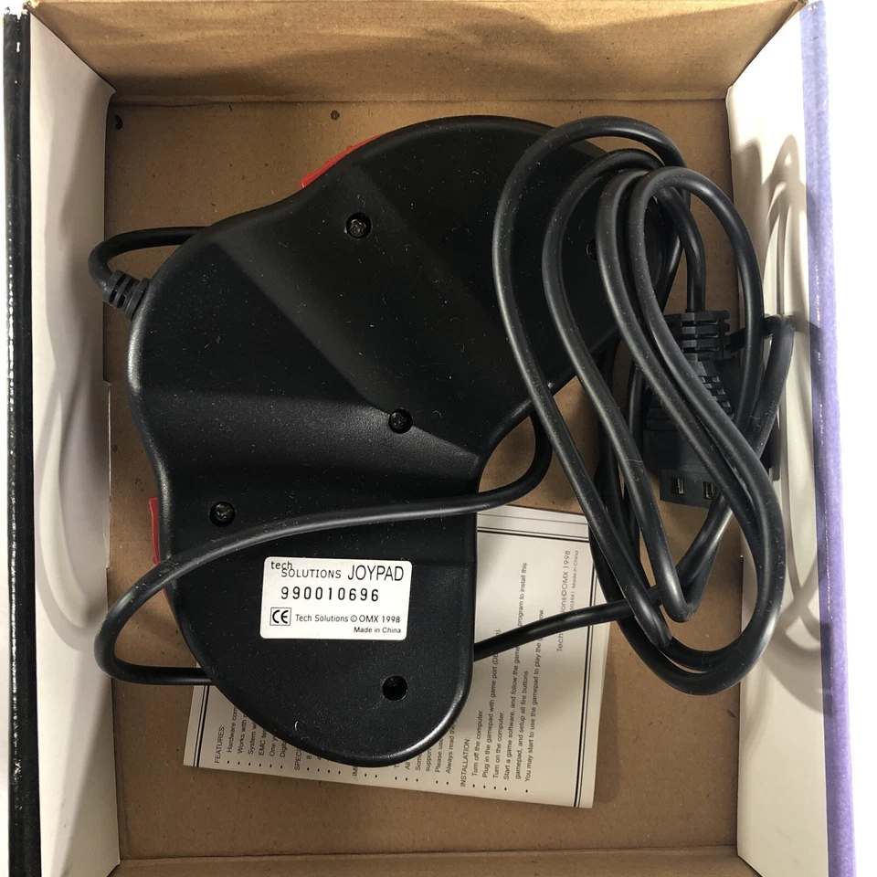 Tech Solutions Six-Button Analog Gamepad Model TS62D IBM PC-AT - Image 4 of 4