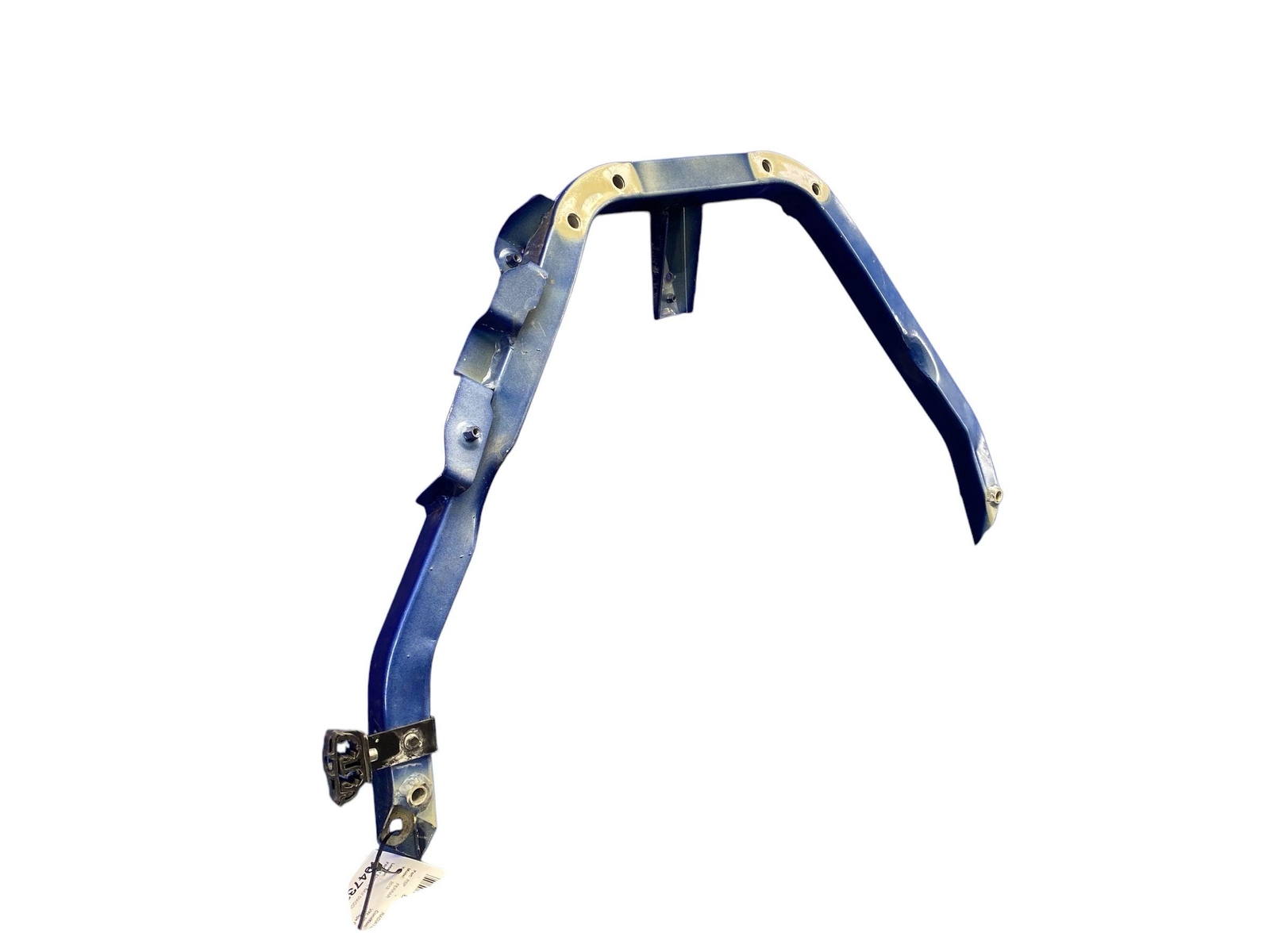 2008-2014 FERRARI CALIFORNIA FRONT ENGINE BAY DIAGONAL SUPPORT V BRACE RAIL BLUE